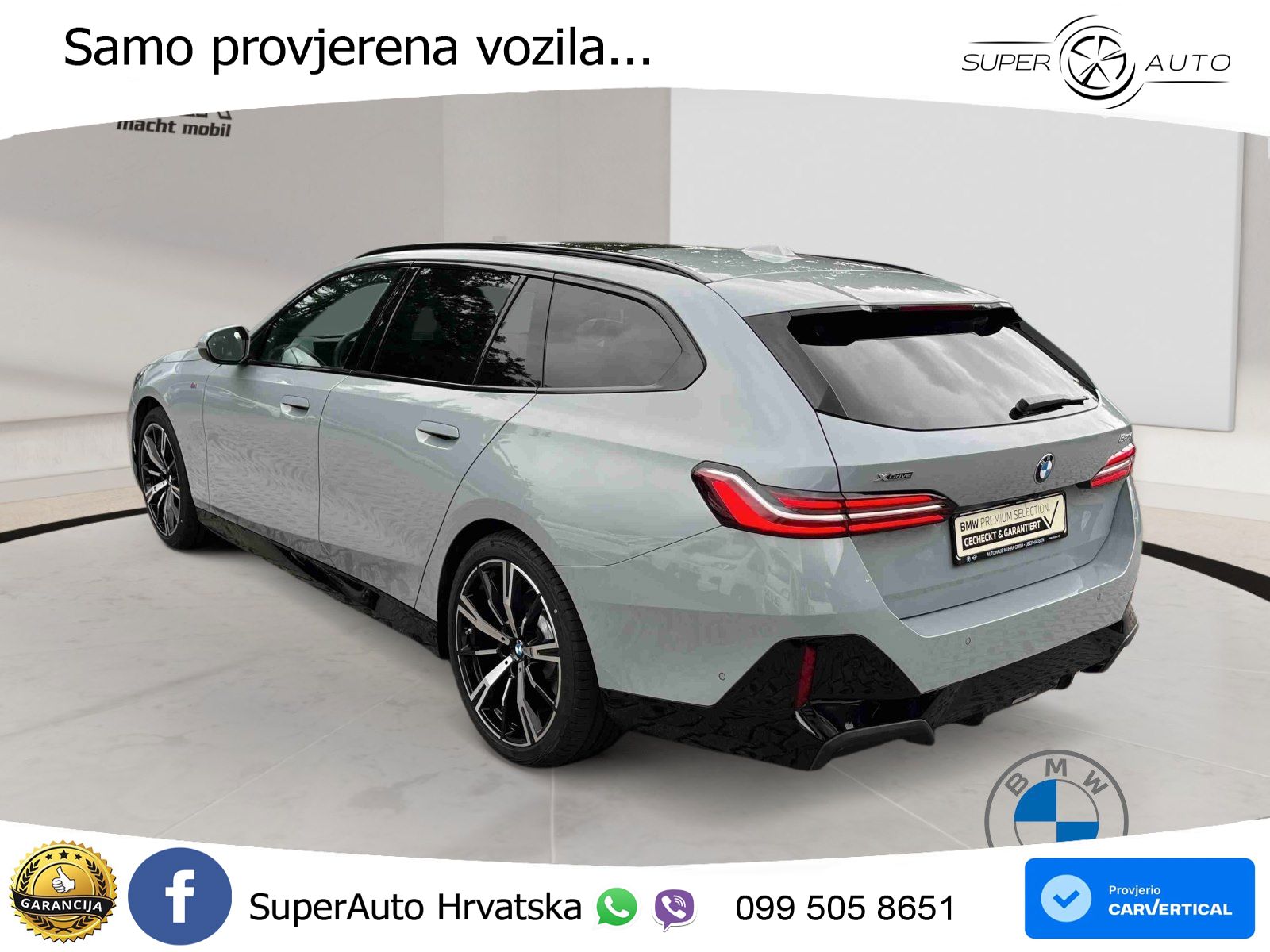 BMW 520d Touring (197 KS) xDrive Steptronic M Sport ACC+HEAD+4xGR SJED+360+PANO