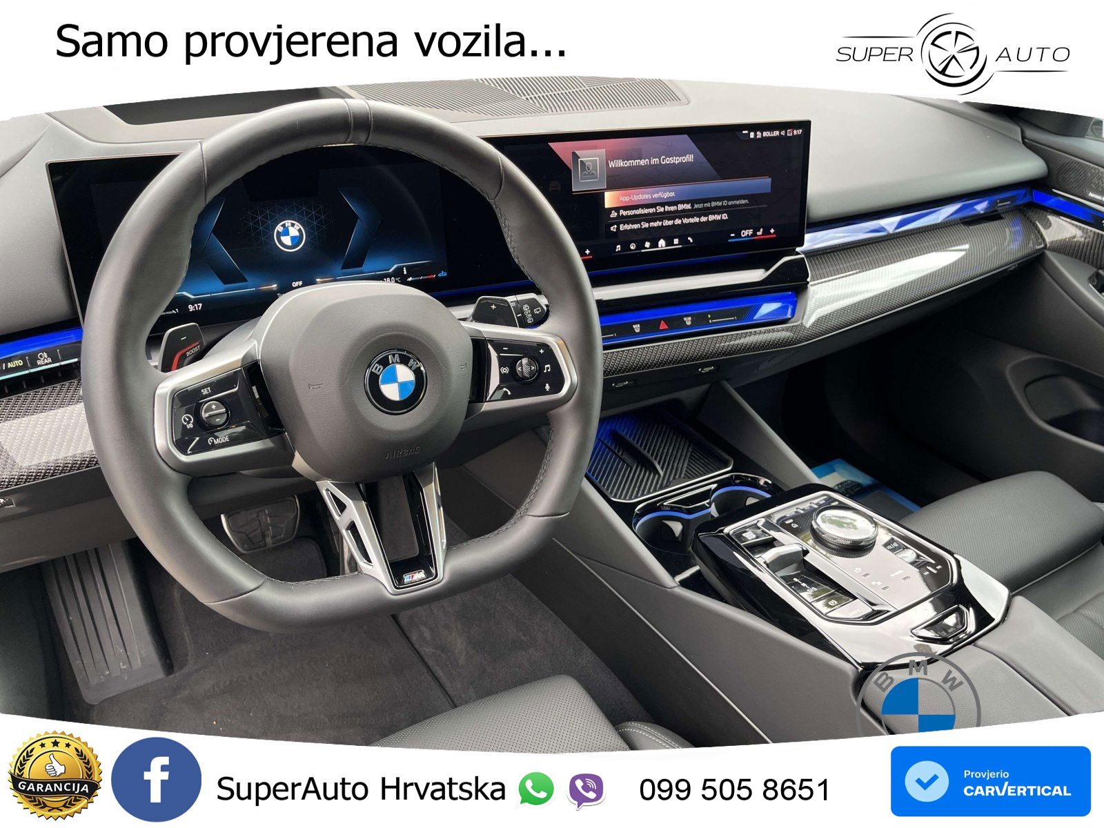 BMW 520d Touring (197 KS) xDrive Steptronic M Sport ACC+HEAD+4xGR SJED+360+PANO