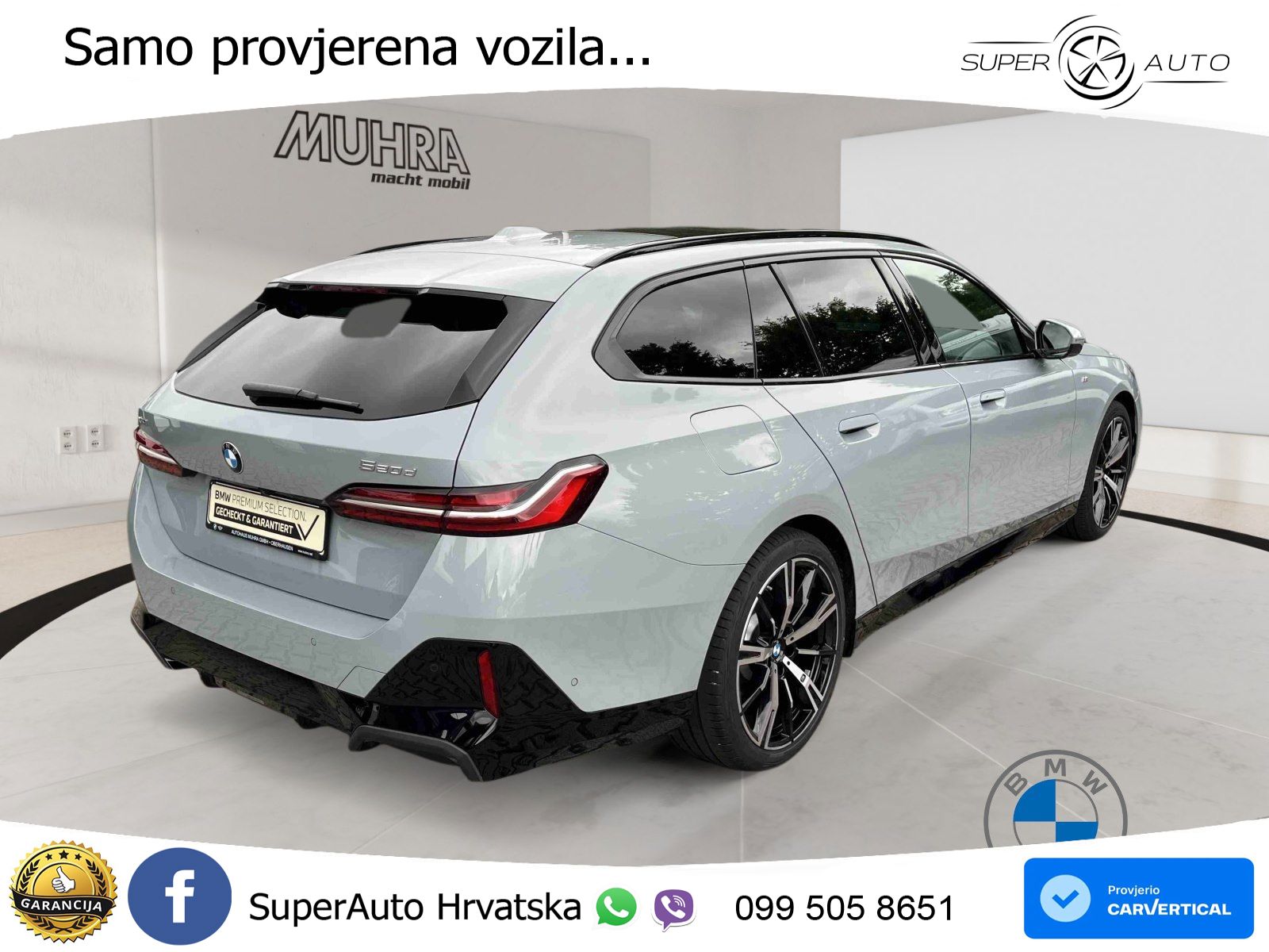 BMW 520d Touring (197 KS) xDrive Steptronic M Sport ACC+HEAD+4xGR SJED+360+PANO