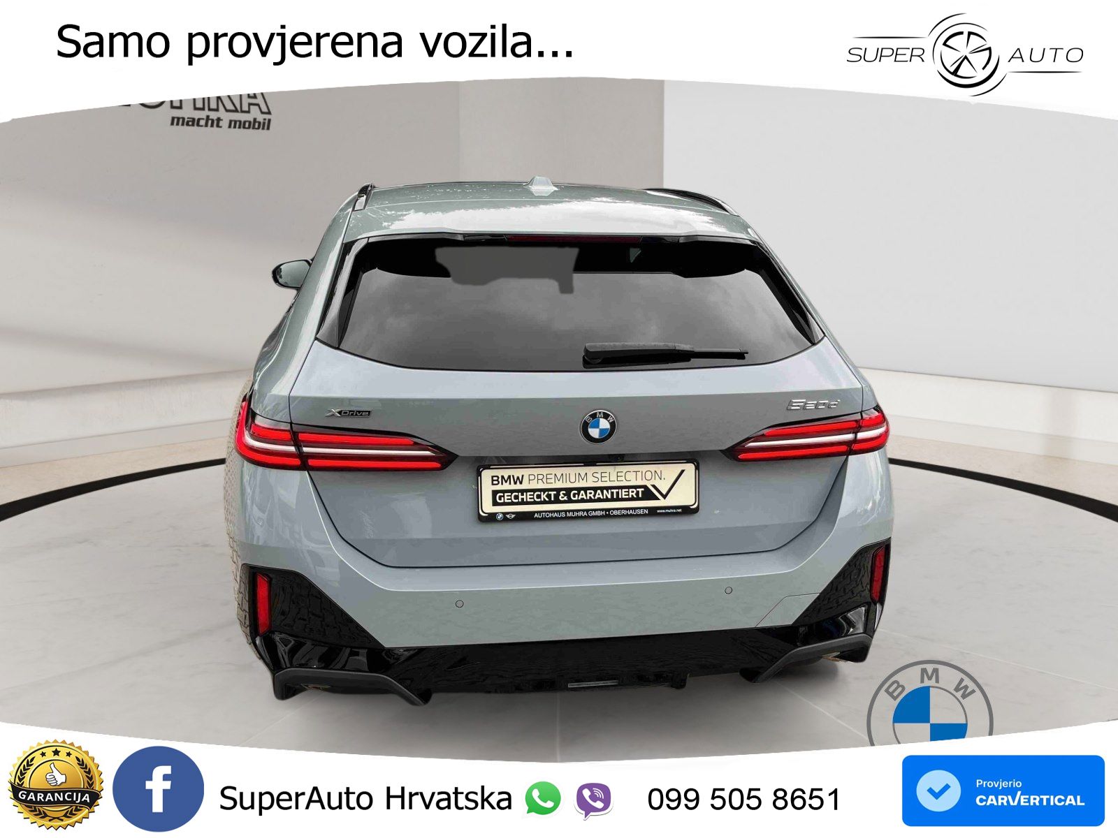 BMW 520d Touring (197 KS) xDrive Steptronic M Sport ACC+HEAD+4xGR SJED+360+PANO
