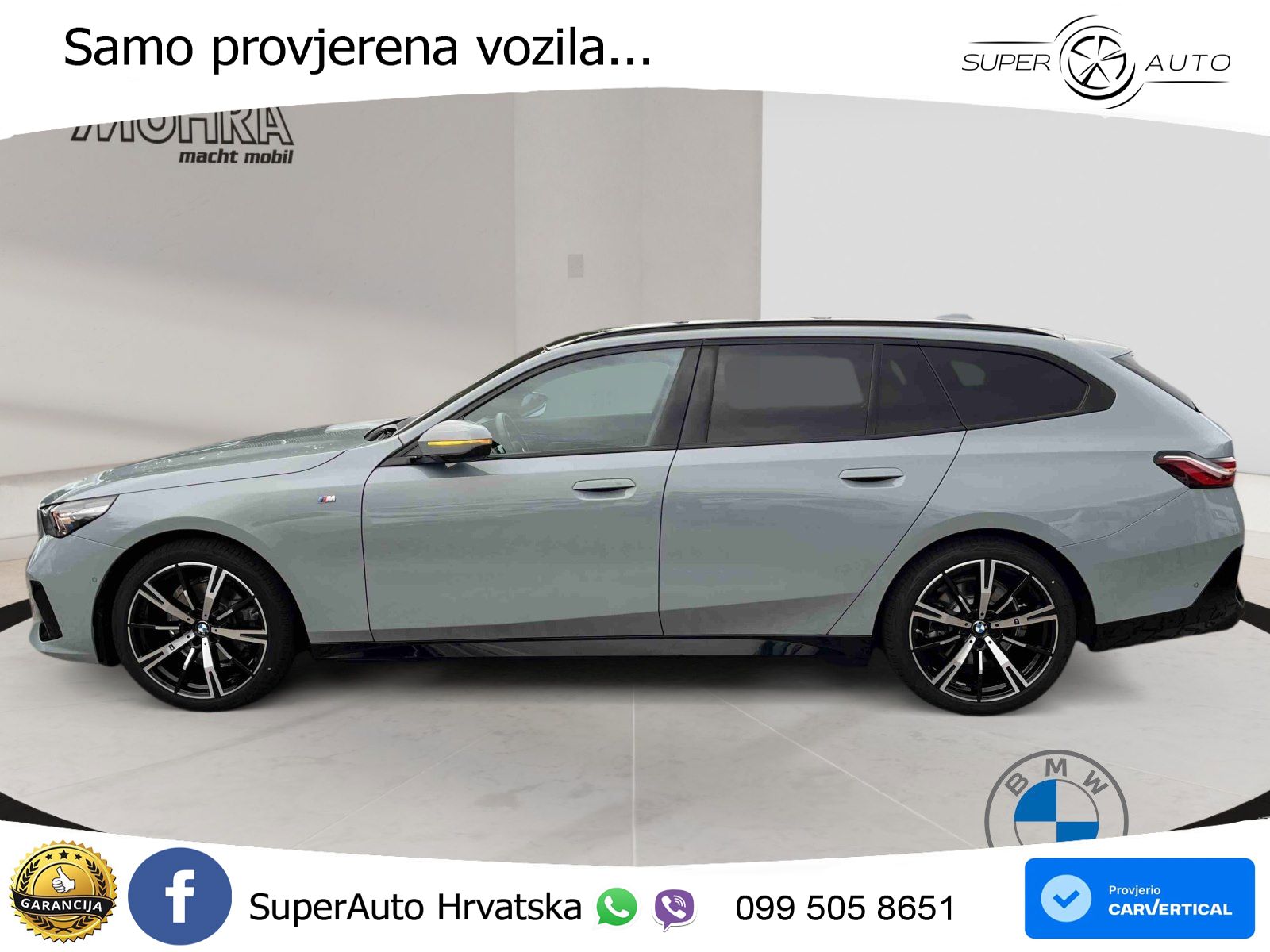 BMW 520d Touring (197 KS) xDrive Steptronic M Sport ACC+HEAD+4xGR SJED+360+PANO