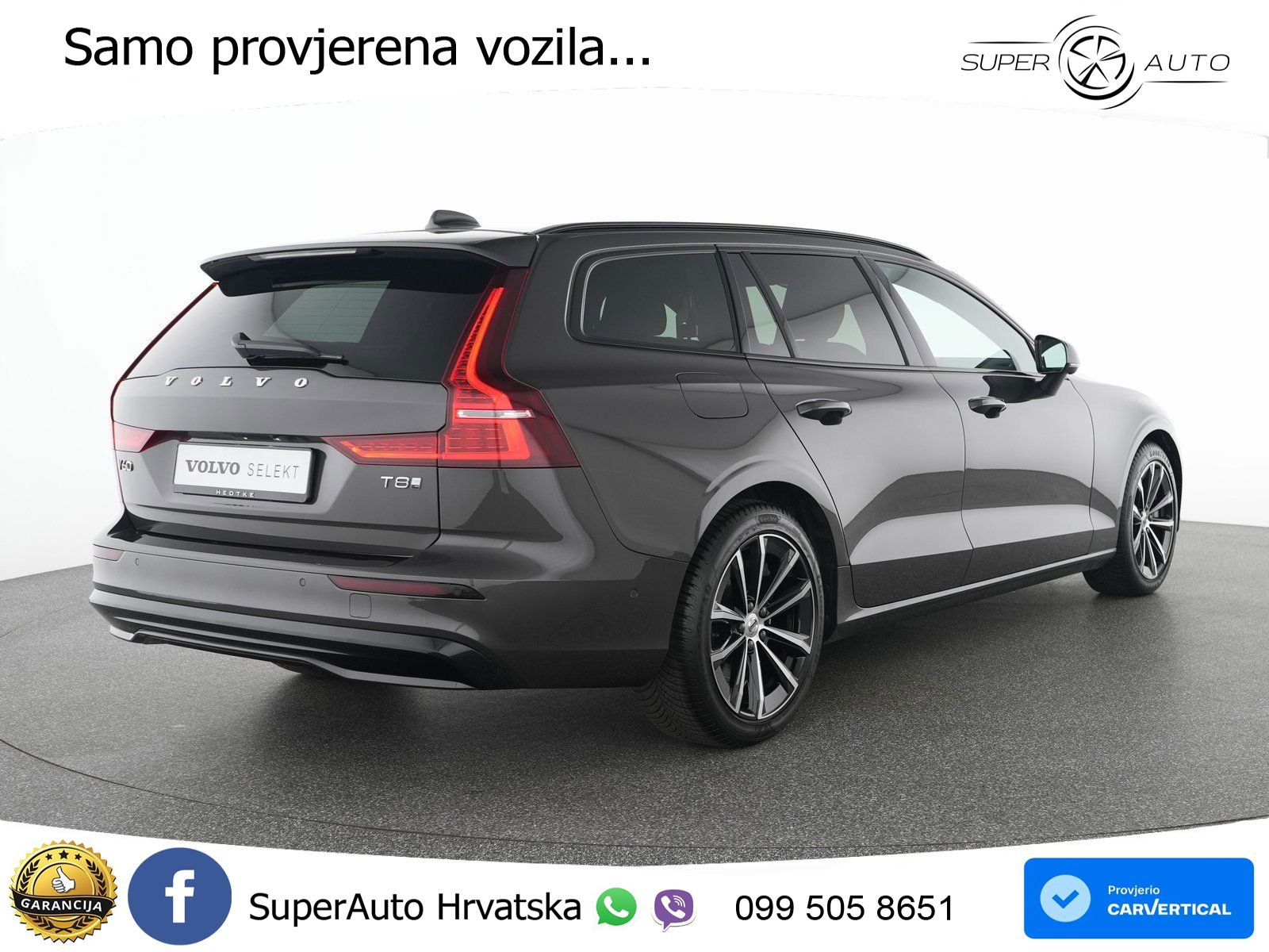 Volvo V60 2.0 T8 AWD Geartronic LED+GR SJED+ACC