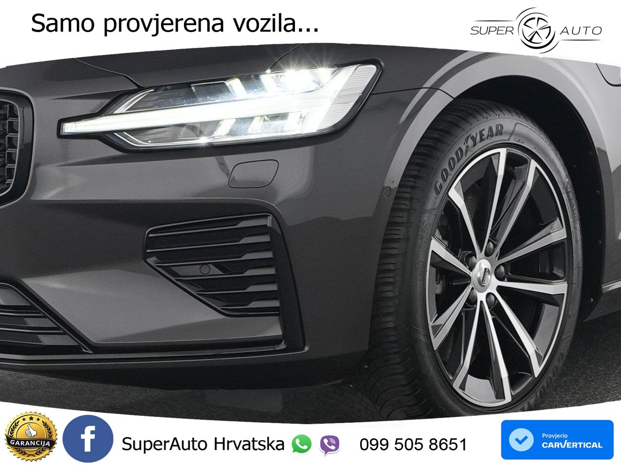 Volvo V60 2.0 T8 AWD Geartronic LED+GR SJED+ACC