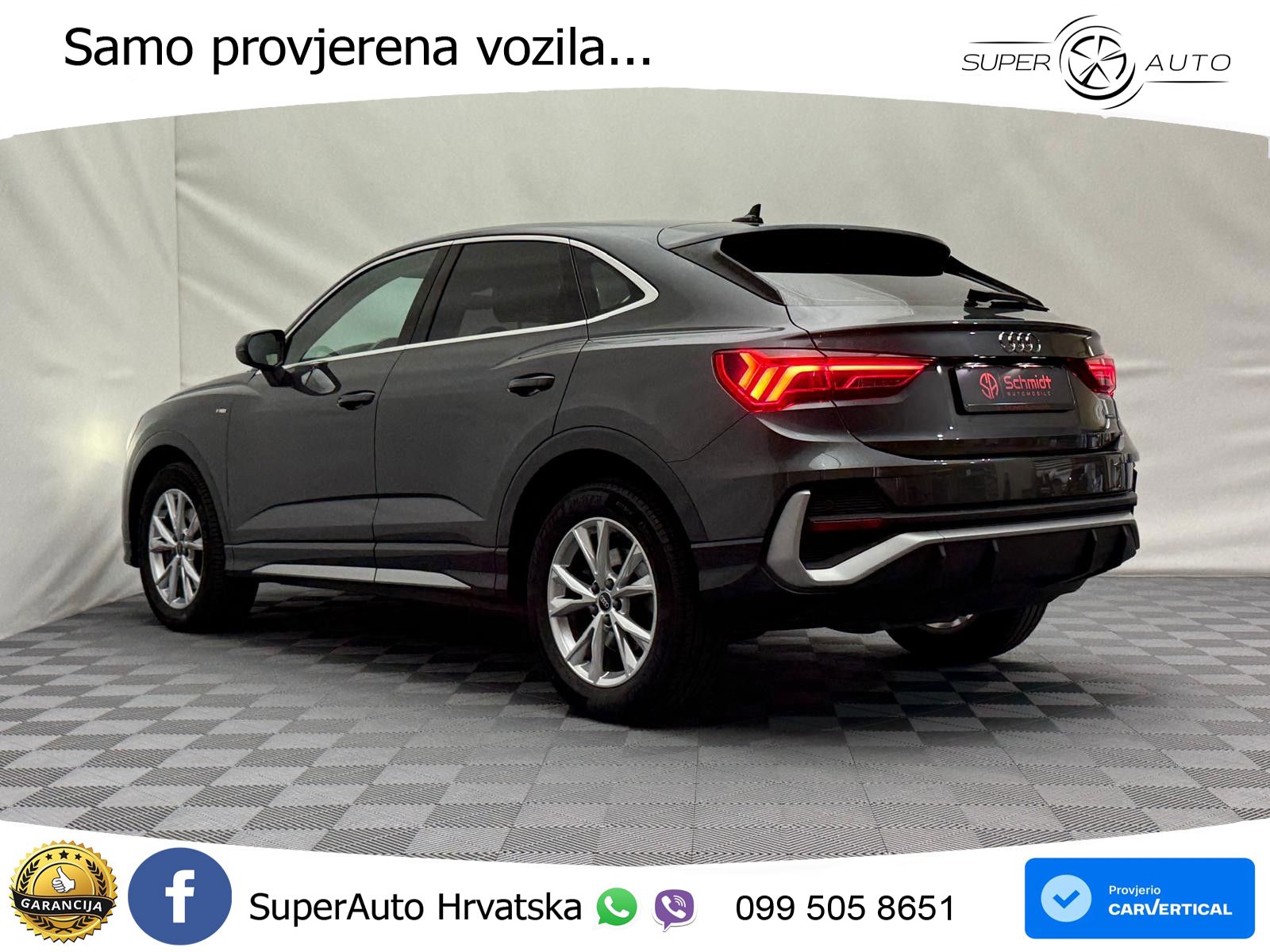 Audi Q3 40 TDI (200 KS) quattro S tronic S line MATRIX+GR SJED+KAM