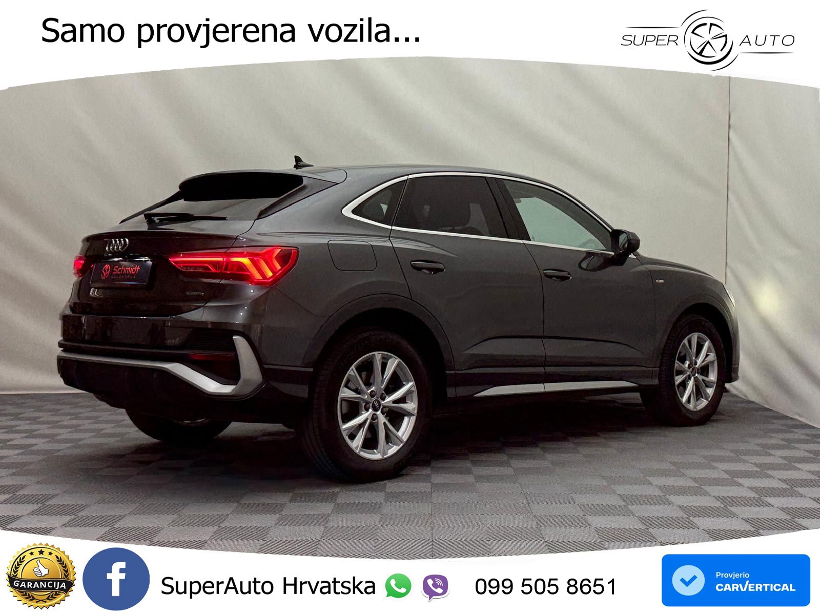 Audi Q3 40 TDI (200 KS) quattro S tronic S line MATRIX+GR SJED+KAM