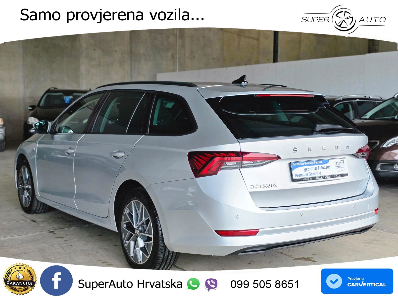 Škoda Octavia Combi 2.0 TDI (150 KS) DSG LED+GR SJED+ACC