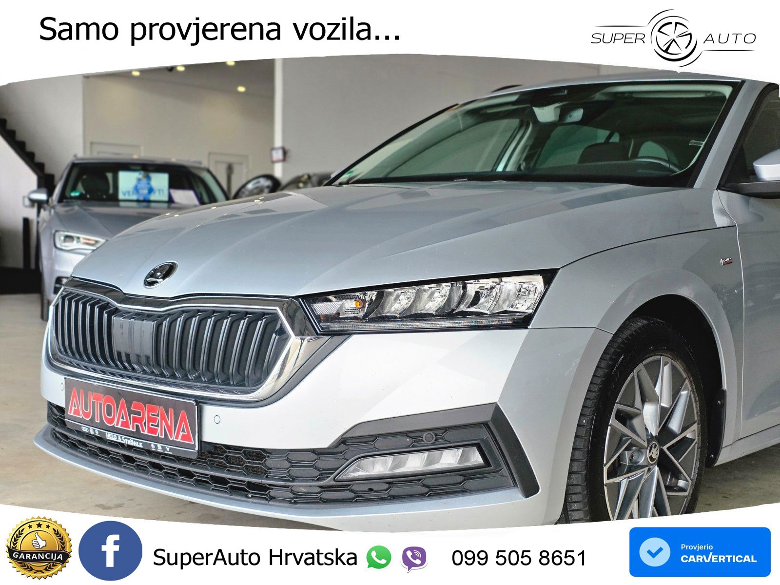 Škoda Octavia Combi 2.0 TDI (150 KS) DSG LED+GR SJED+ACC