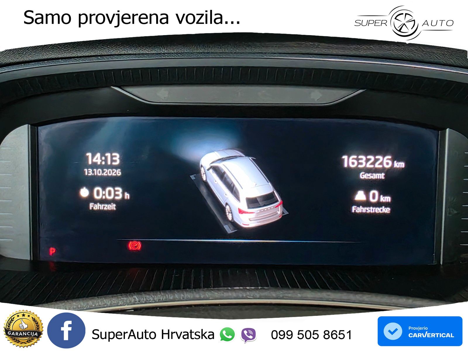 Škoda Octavia Combi 2.0 TDI (150 KS) DSG LED+GR SJED+ACC
