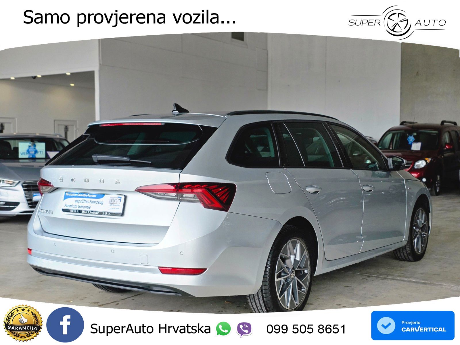 Škoda Octavia Combi 2.0 TDI (150 KS) DSG LED+GR SJED+ACC