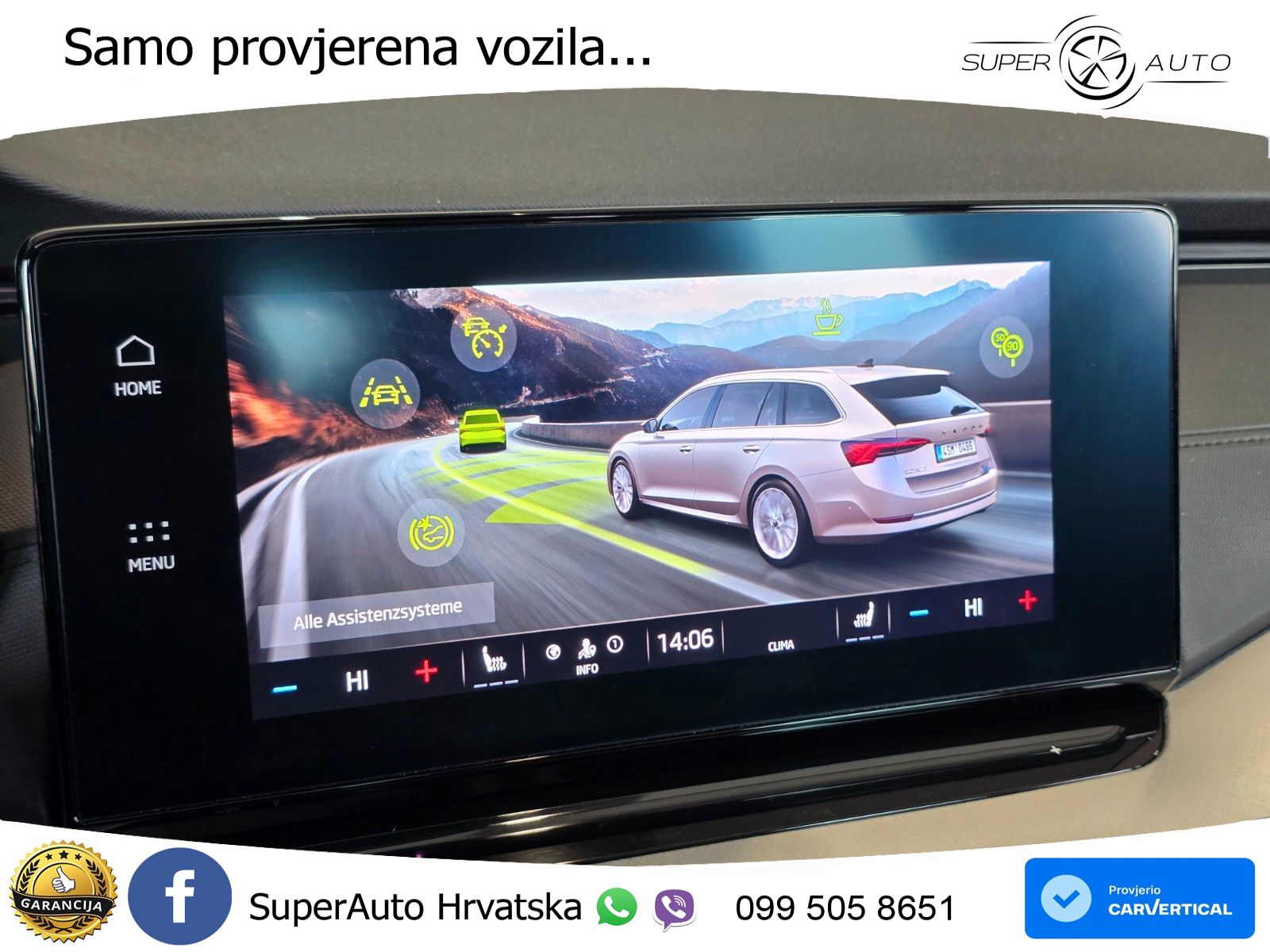 Škoda Octavia Combi 2.0 TDI (150 KS) DSG LED+GR SJED+ACC