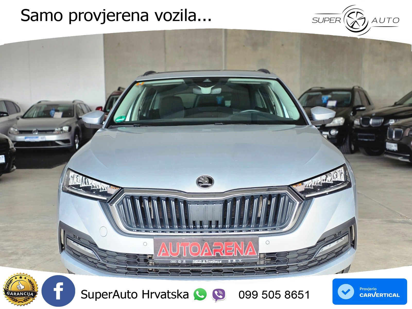Škoda Octavia Combi 2.0 TDI (150 KS) DSG LED+GR SJED+ACC