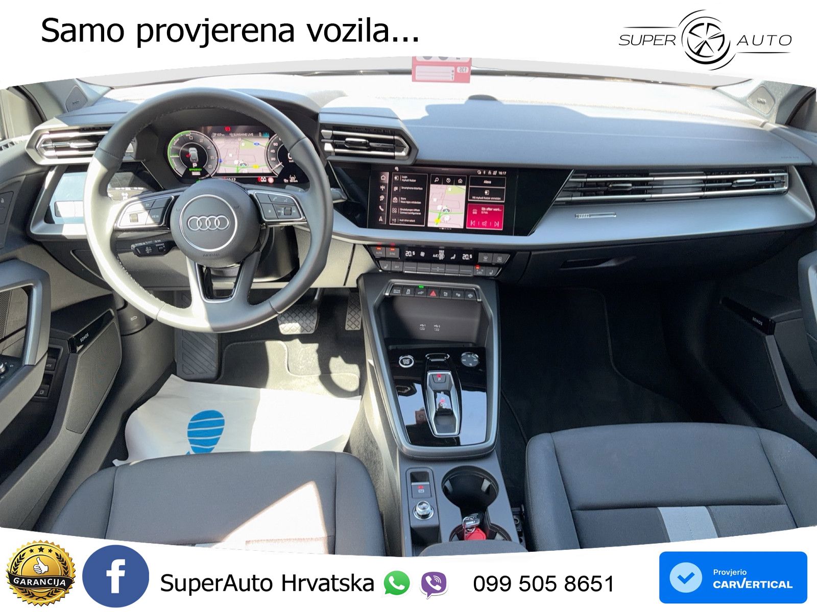 Audi A3 Sportback 40 TFSI e (204 KS) Plug-in Hybrid S tronic LED+GR SJED+ACC