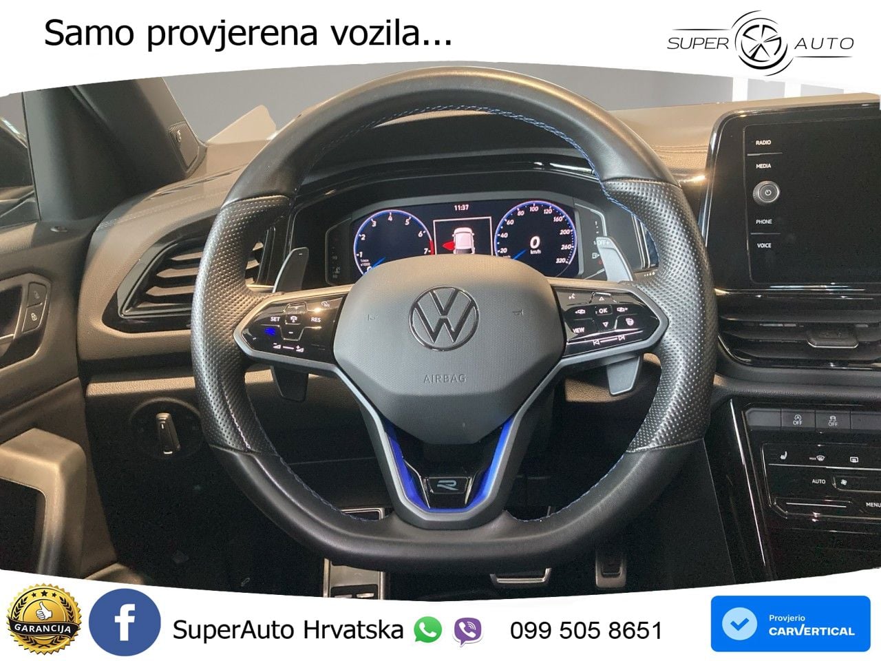 Volkswagen T-Roc I R 2.0 TSI (300 KS) OPF 4M DSG LED+GR SJED+ACC