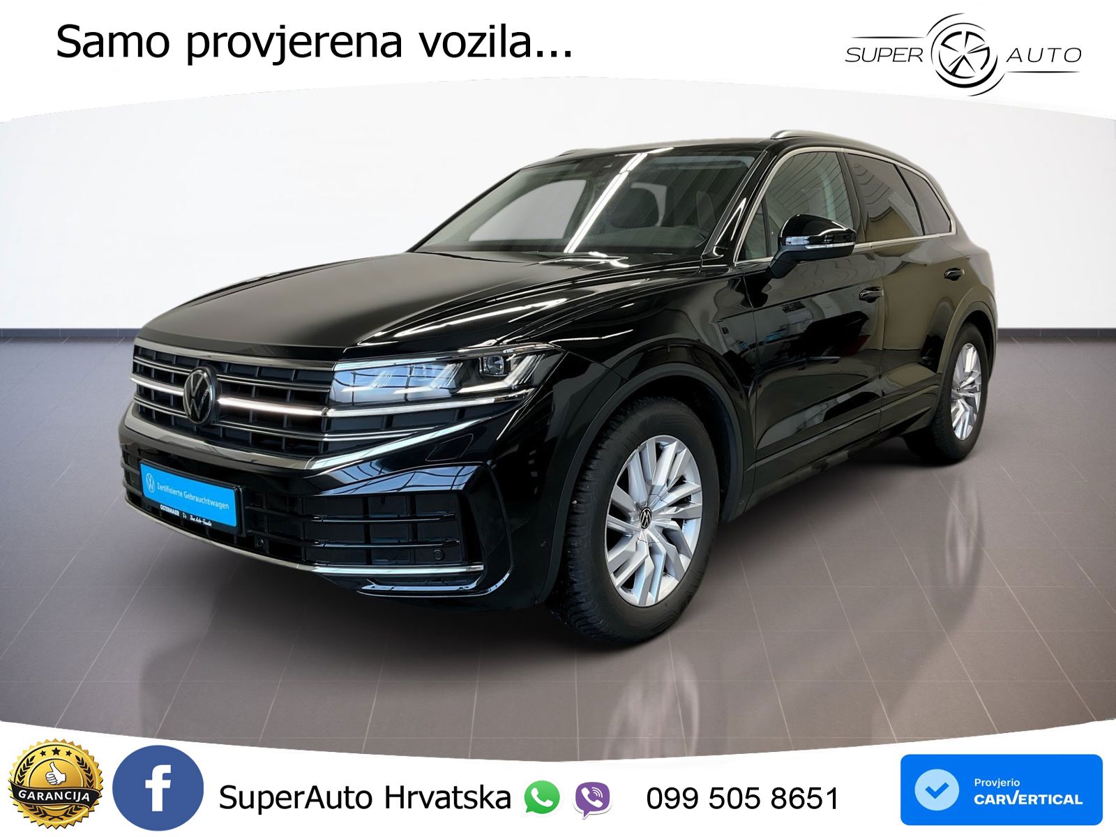 Volkswagen Touareg 3.0 V6 TDI (231 KS) 4MOTION Tiptronic ZRAČNI+ACC+GR SJED+KAM