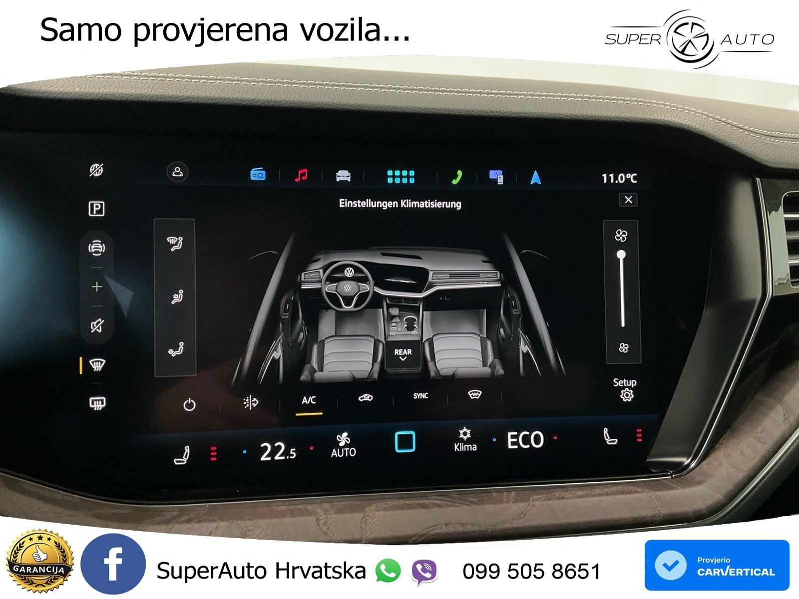 Volkswagen Touareg 3.0 V6 TDI (231 KS) 4MOTION Tiptronic ZRAČNI+ACC+GR SJED+KAM