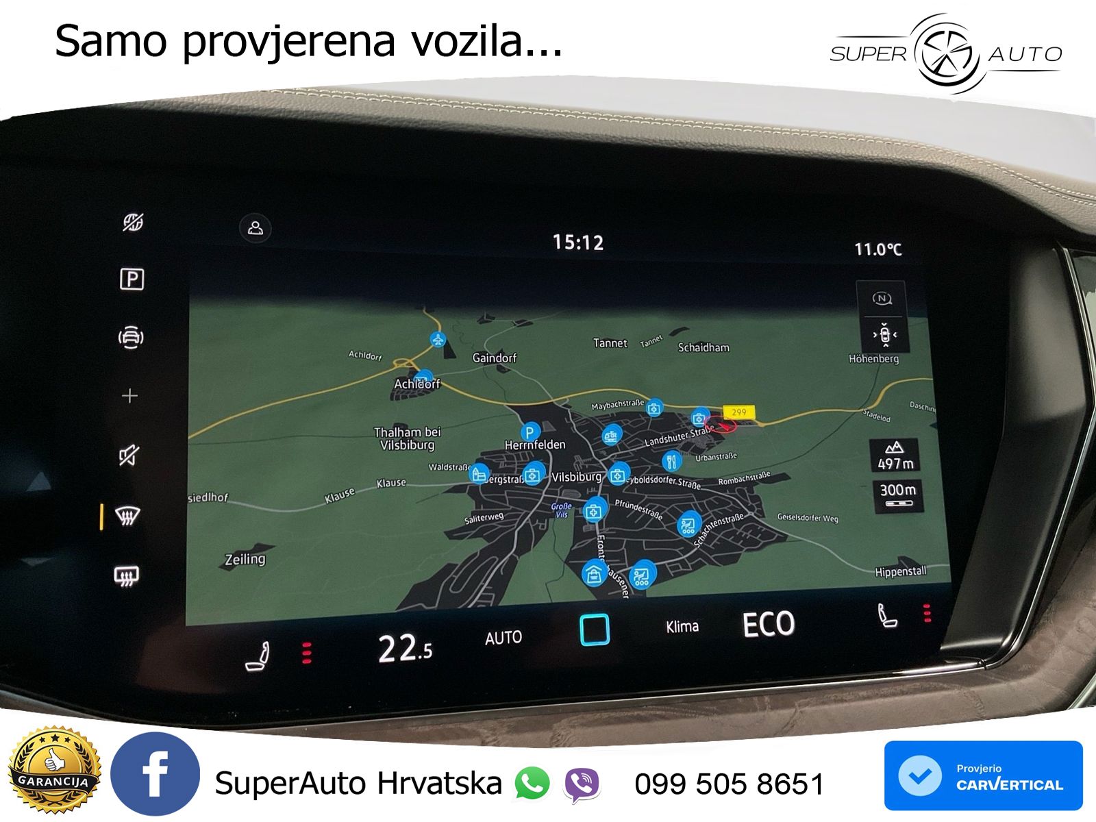Volkswagen Touareg 3.0 V6 TDI (231 KS) 4MOTION Tiptronic ZRAČNI+ACC+GR SJED+KAM