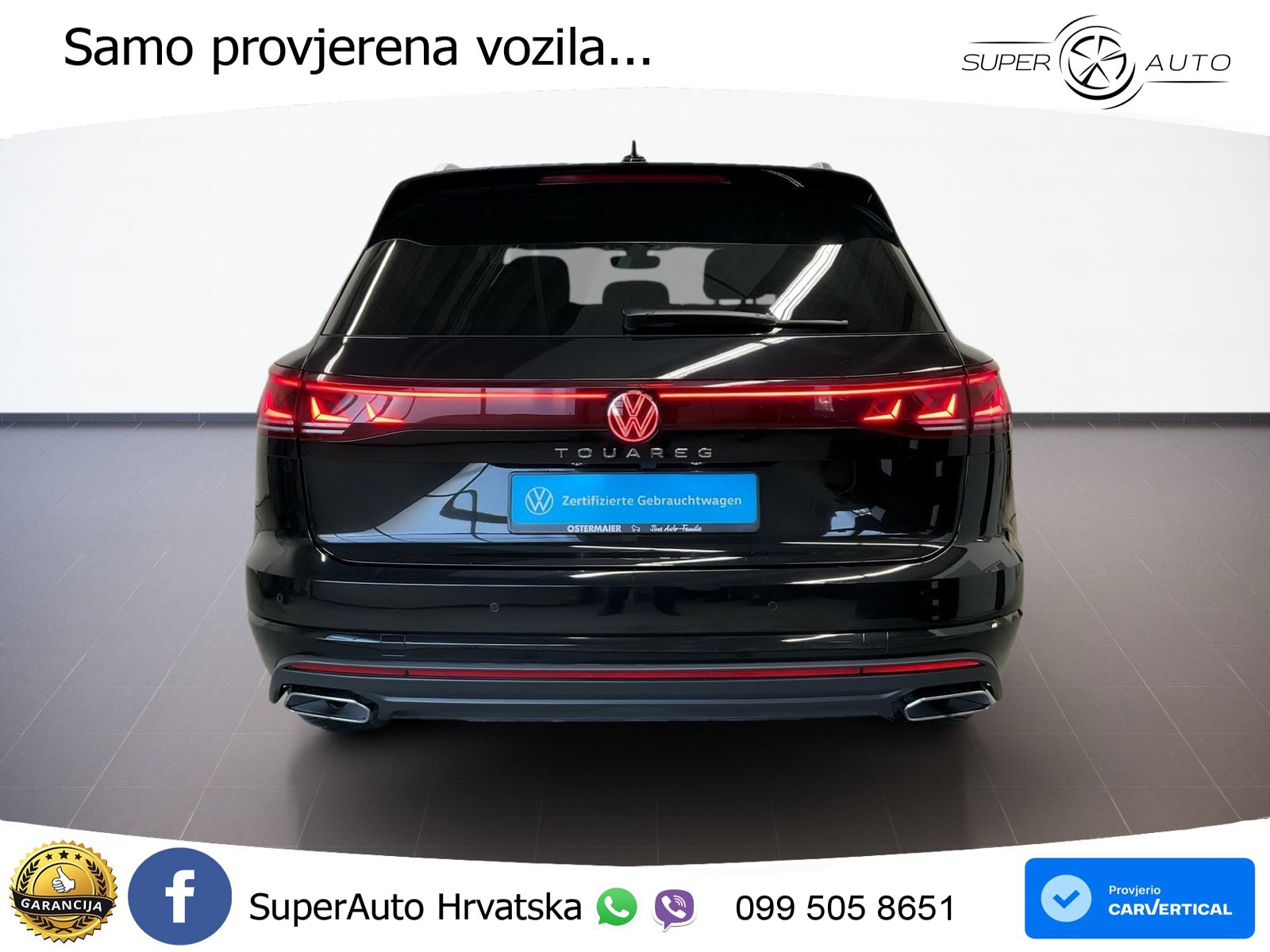 Volkswagen Touareg 3.0 V6 TDI (231 KS) 4MOTION Tiptronic ZRAČNI+ACC+GR SJED+KAM