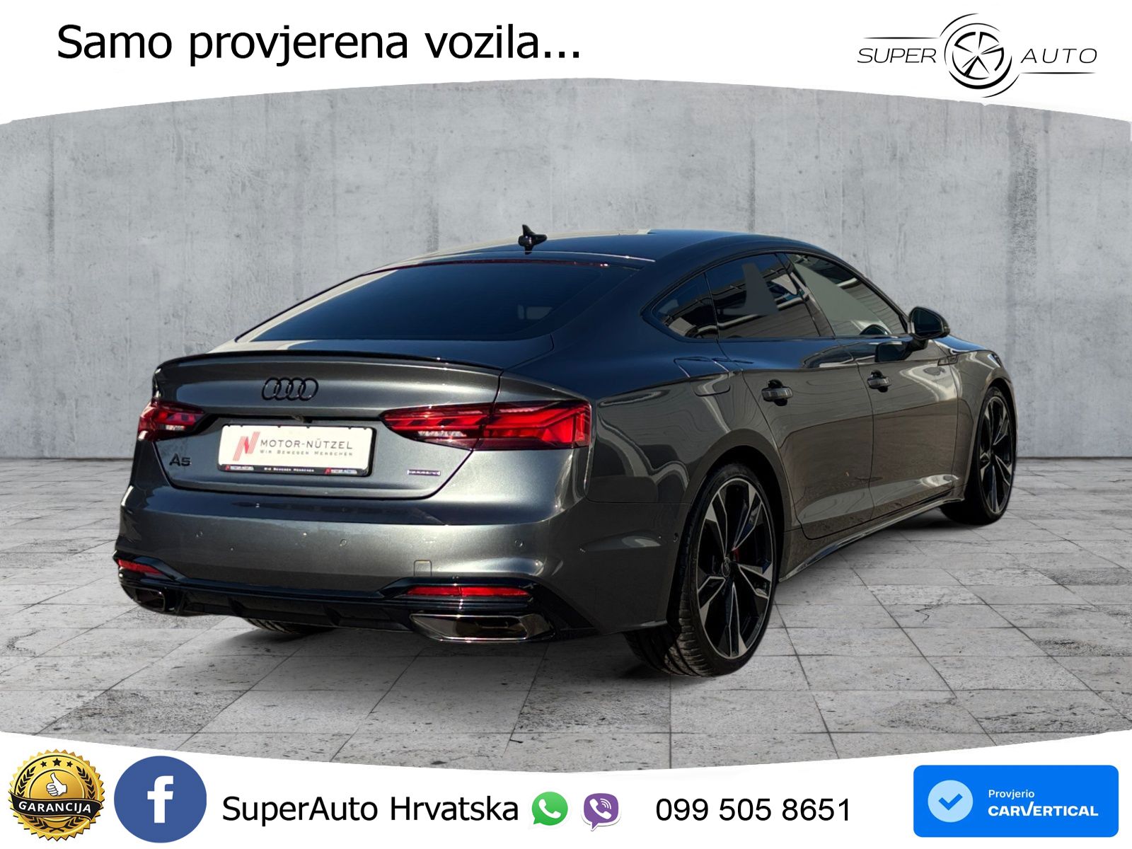 Audi A5 Sportback 45 TFSI (265 KS) quattro S tronic S line MATRIX+GR SJED+KAM