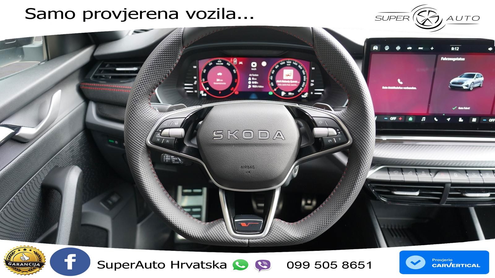 Škoda Octavia Combi RS 2.0 TSI (265 KS) DSG MATRIX+GR SJED+KAM