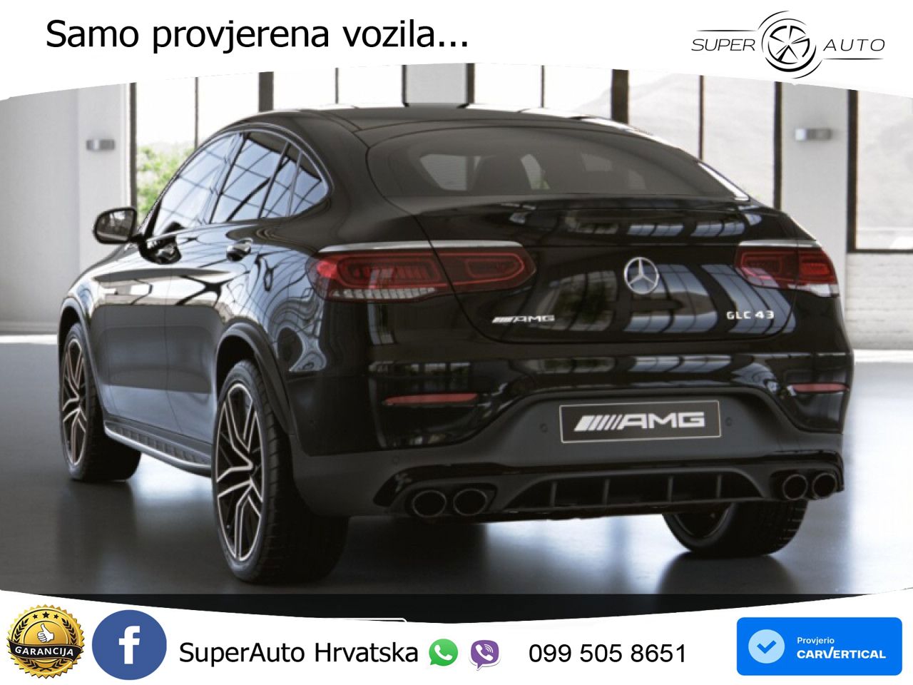 Mercedes GLC Coupe AMG 43 V6 (390 KS) 4MATIC TCT LED+GR SJED+ACC