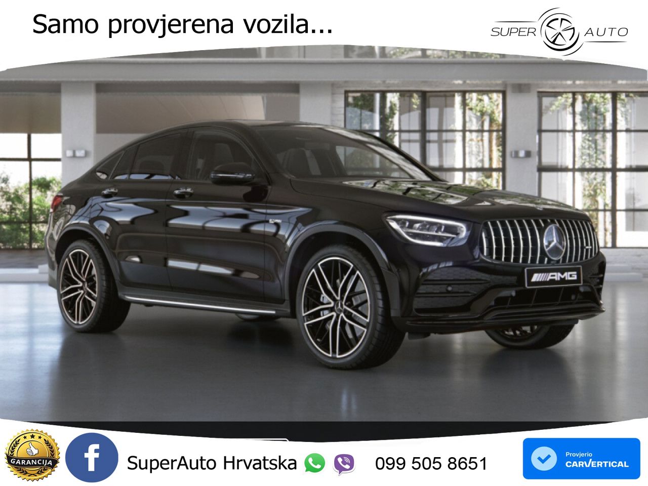 Mercedes GLC Coupe AMG 43 V6 (390 KS) 4MATIC TCT LED+GR SJED+ACC