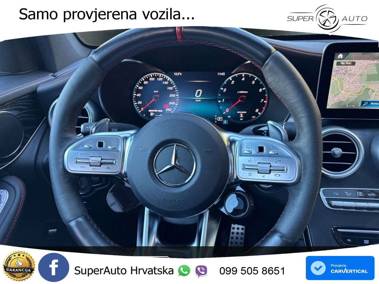 Mercedes GLC Coupe AMG 43 V6 (390 KS) 4MATIC TCT LED+GR SJED+ACC