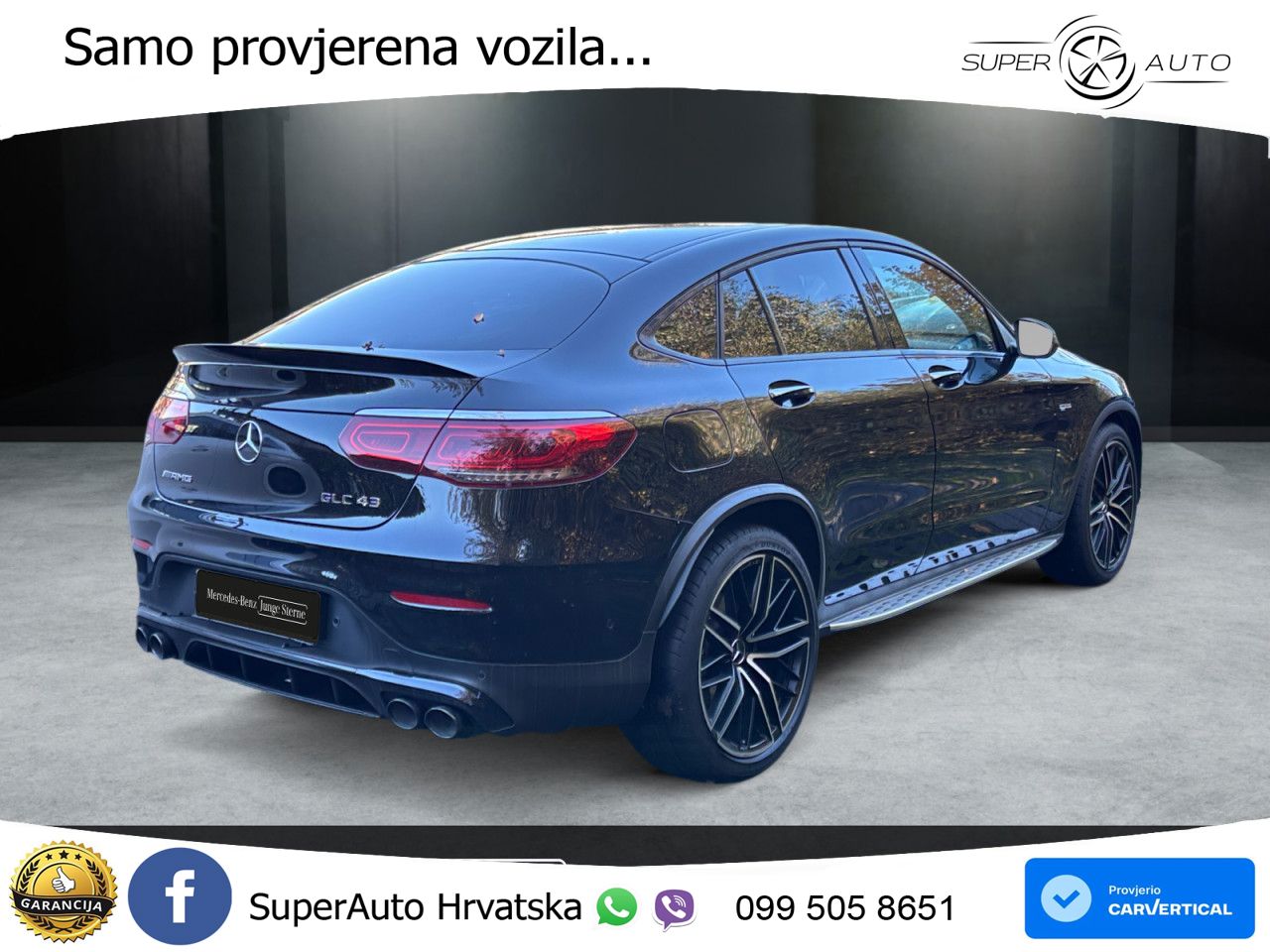 Mercedes GLC Coupe AMG 43 V6 (390 KS) 4MATIC TCT LED+GR SJED+ACC