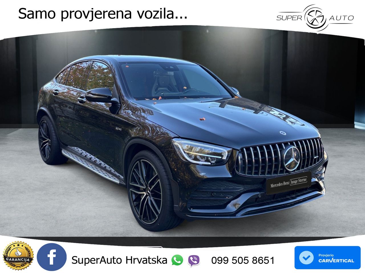Mercedes GLC Coupe AMG 43 V6 (390 KS) 4MATIC TCT LED+GR SJED+ACC