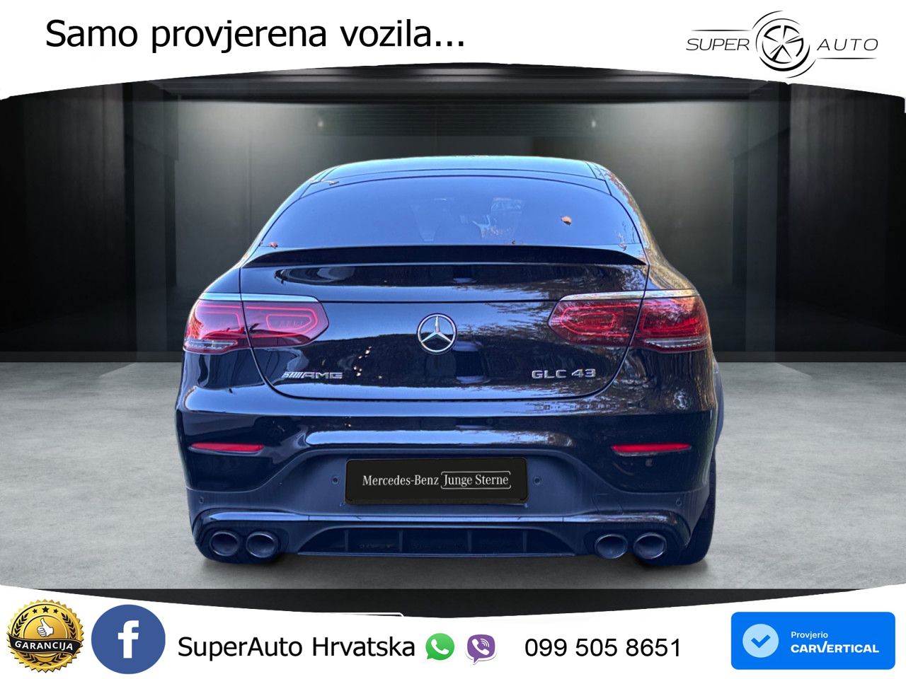 Mercedes GLC Coupe AMG 43 V6 (390 KS) 4MATIC TCT LED+GR SJED+ACC