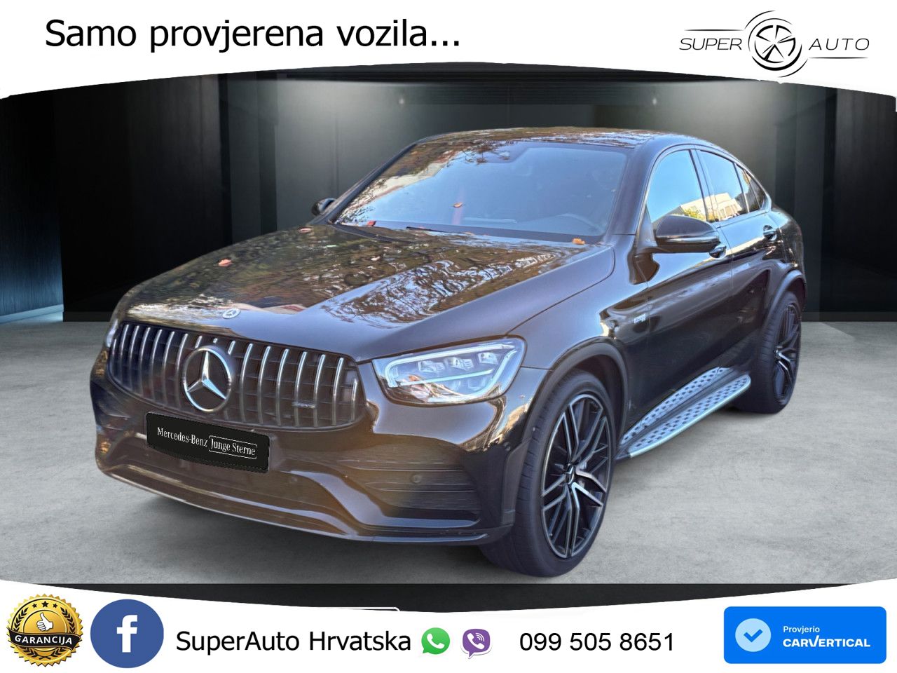 Mercedes GLC Coupe AMG 43 V6 (390 KS) 4MATIC TCT LED+GR SJED+ACC