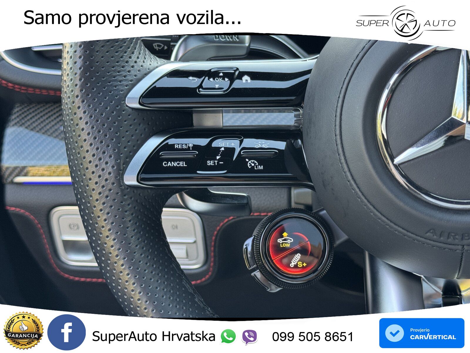 Mercedes AMG GLE 53 (544 KS) Hybrid 4MATIC+ 9G-TRONIC ZRAČNI+ACC+GR SJED+KAM+PANO