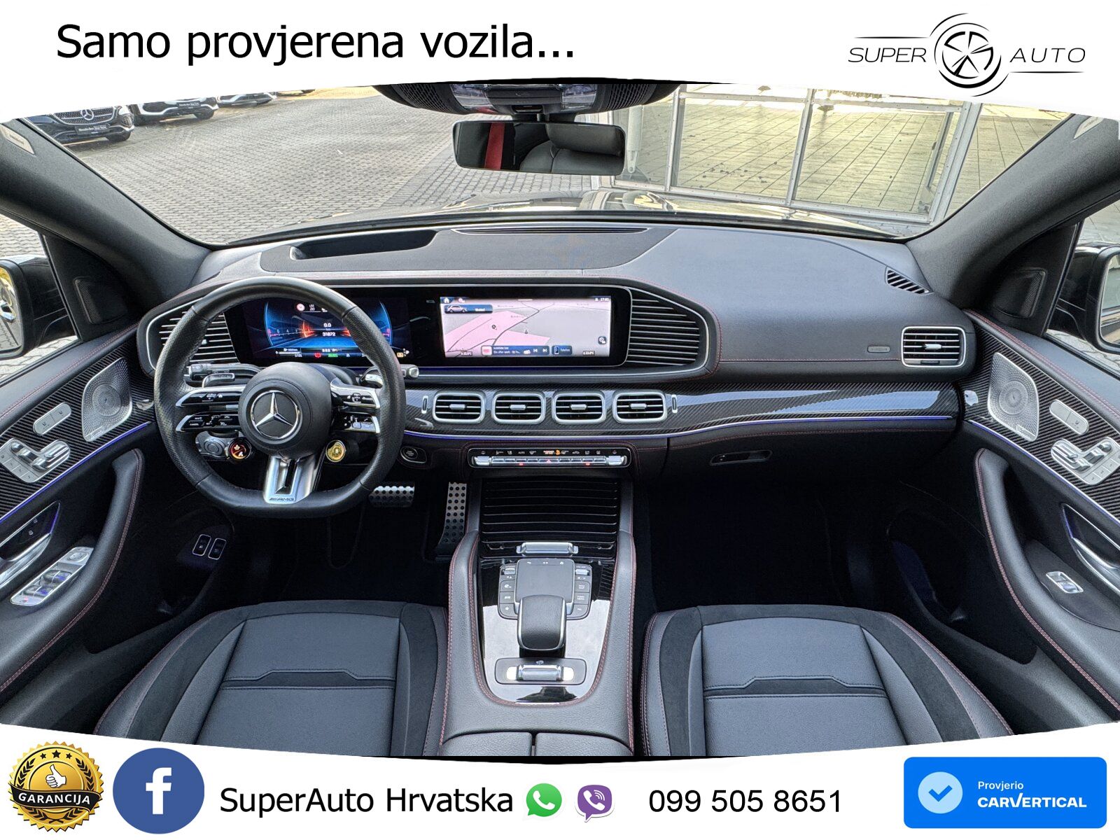 Mercedes AMG GLE 53 (544 KS) Hybrid 4MATIC+ 9G-TRONIC ZRAČNI+ACC+GR SJED+KAM+PANO