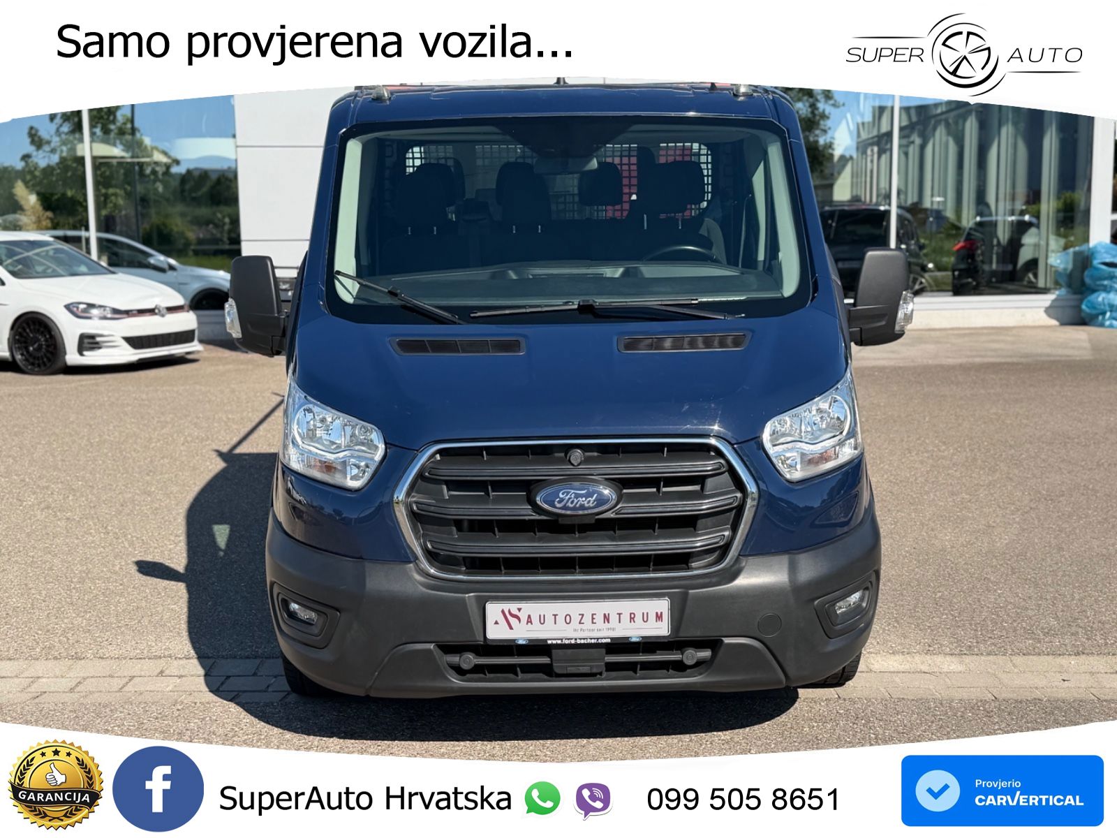 Ford Transit Pritsche 350 L3 DoKa 7-Sitzer 4x4 *AHK* 170 KS