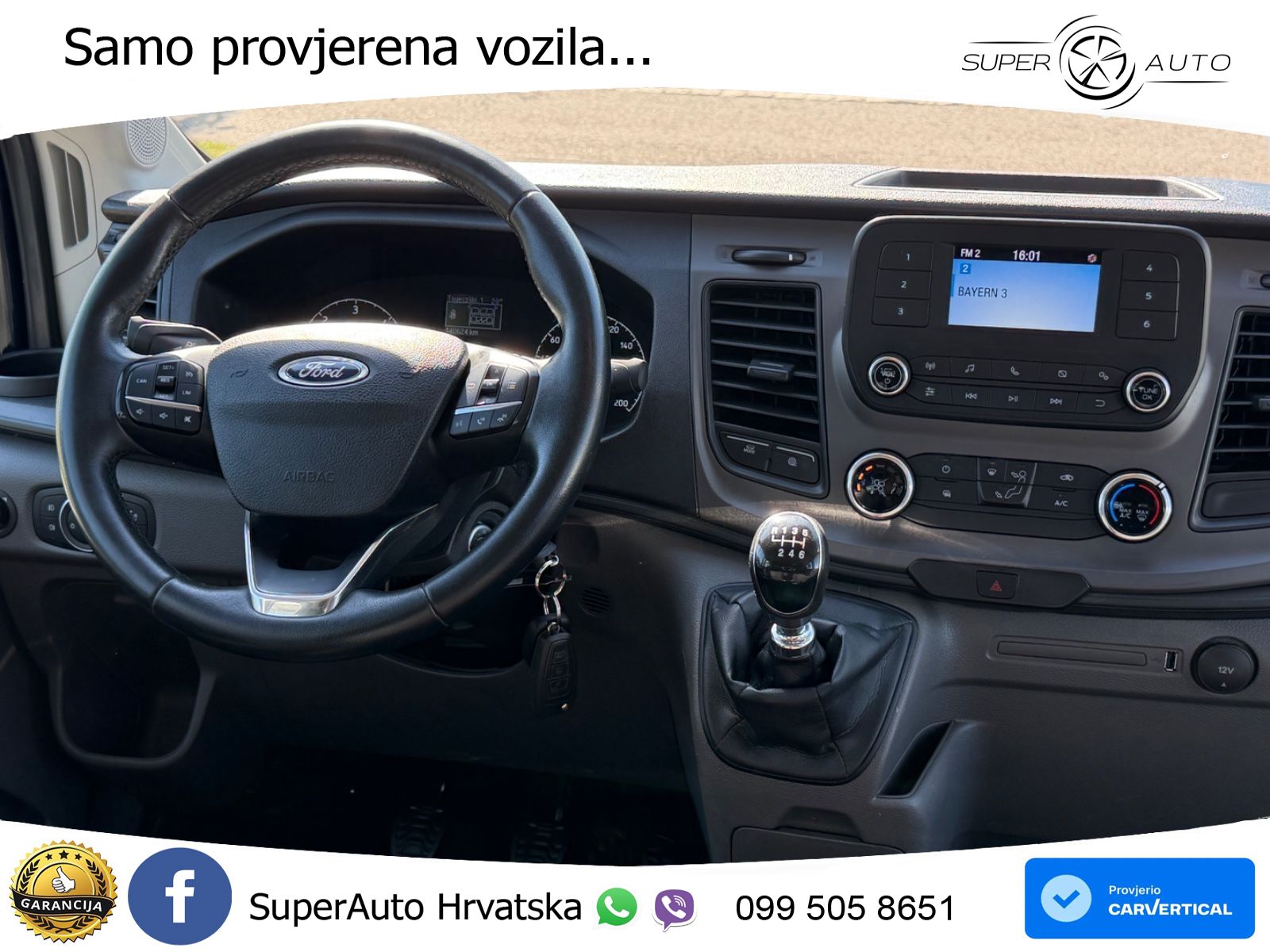 Ford Transit Pritsche 350 L3 DoKa 7-Sitzer 4x4 *AHK* 170 KS
