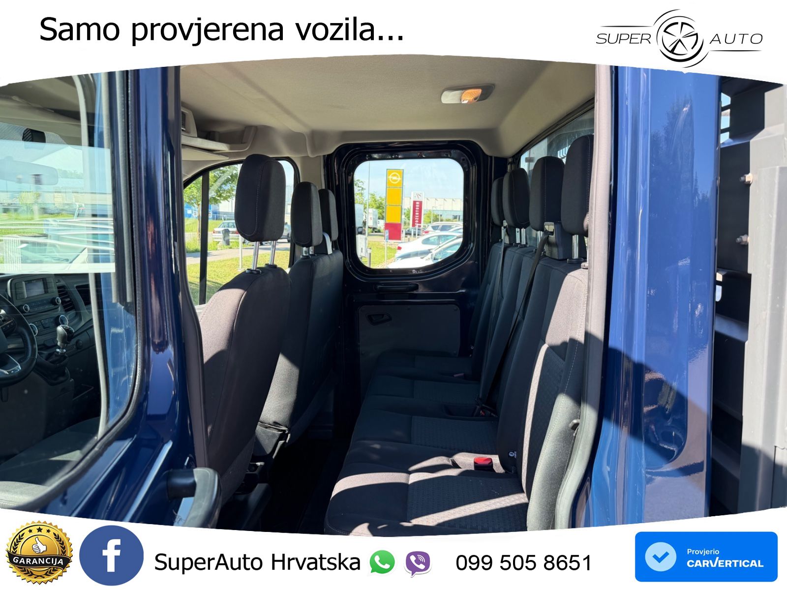 Ford Transit Pritsche 350 L3 DoKa 7-Sitzer 4x4 *AHK* 170 KS