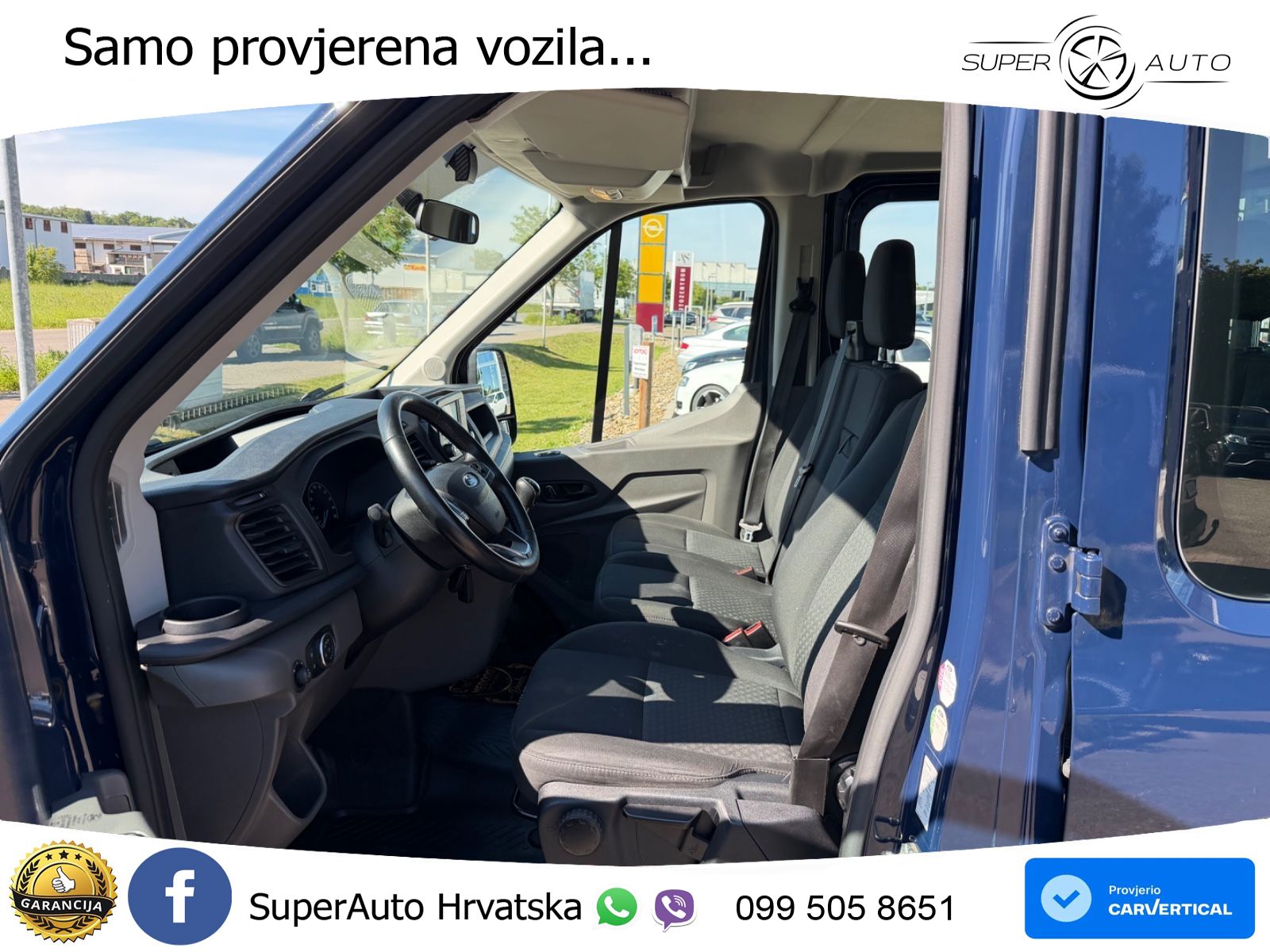 Ford Transit Pritsche 350 L3 DoKa 7-Sitzer 4x4 *AHK* 170 KS