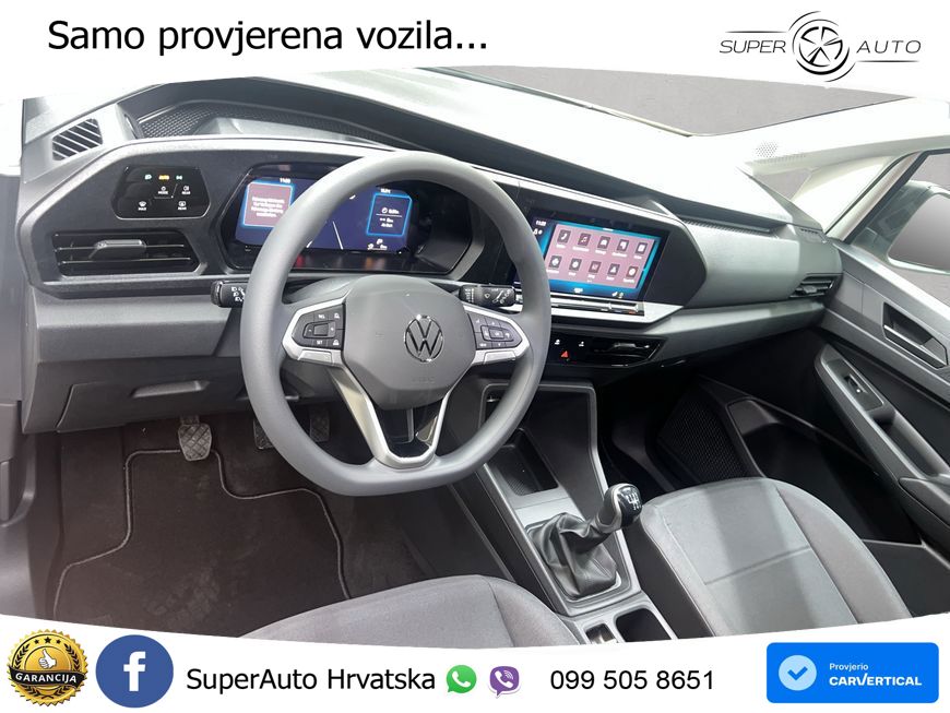 Volkswagen Caddy Cargo 2.0 TDI 102PS Klima, App-Connect, 102 KS