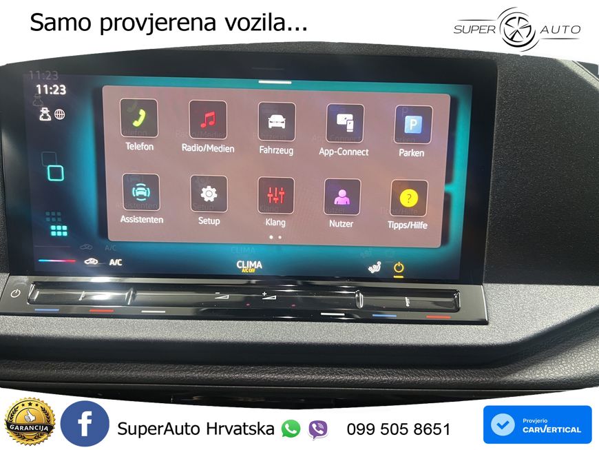 Volkswagen Caddy Cargo 2.0 TDI 102PS Klima, App-Connect, 102 KS