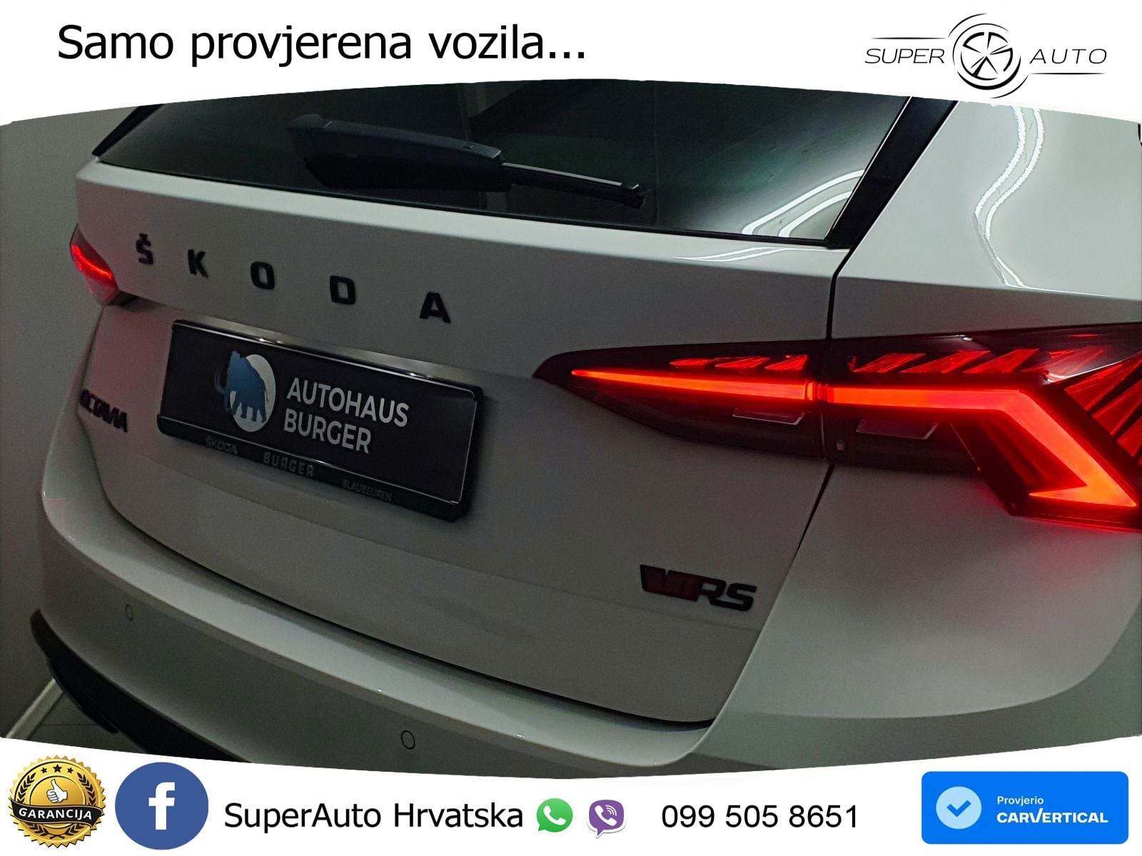 Škoda Octavia Combi RS 2.0 TDI (200 KS) DSG