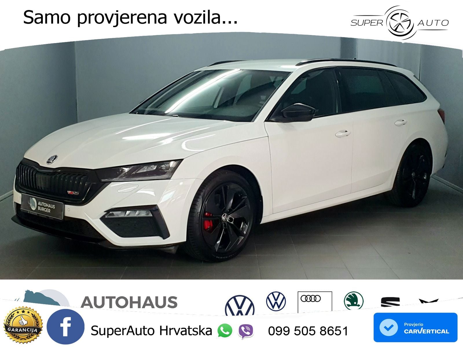 Škoda Octavia Combi RS 2.0 TDI (200 KS) DSG