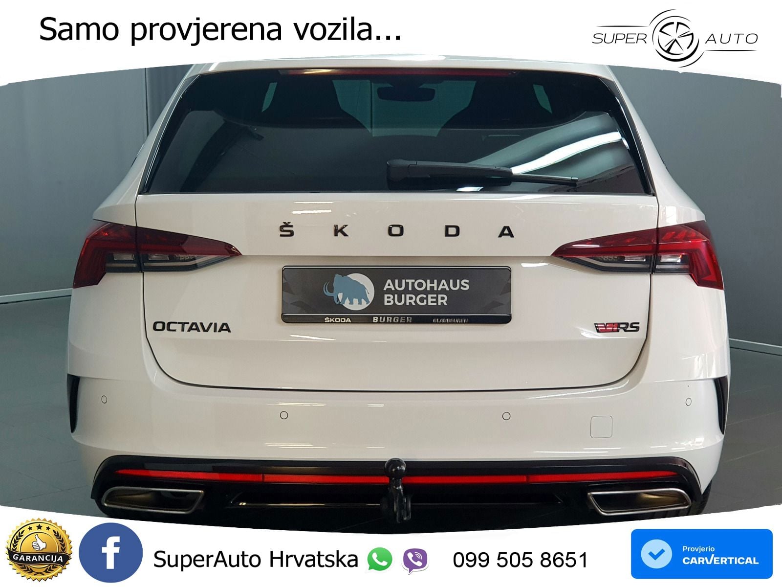 Škoda Octavia Combi RS 2.0 TDI (200 KS) DSG