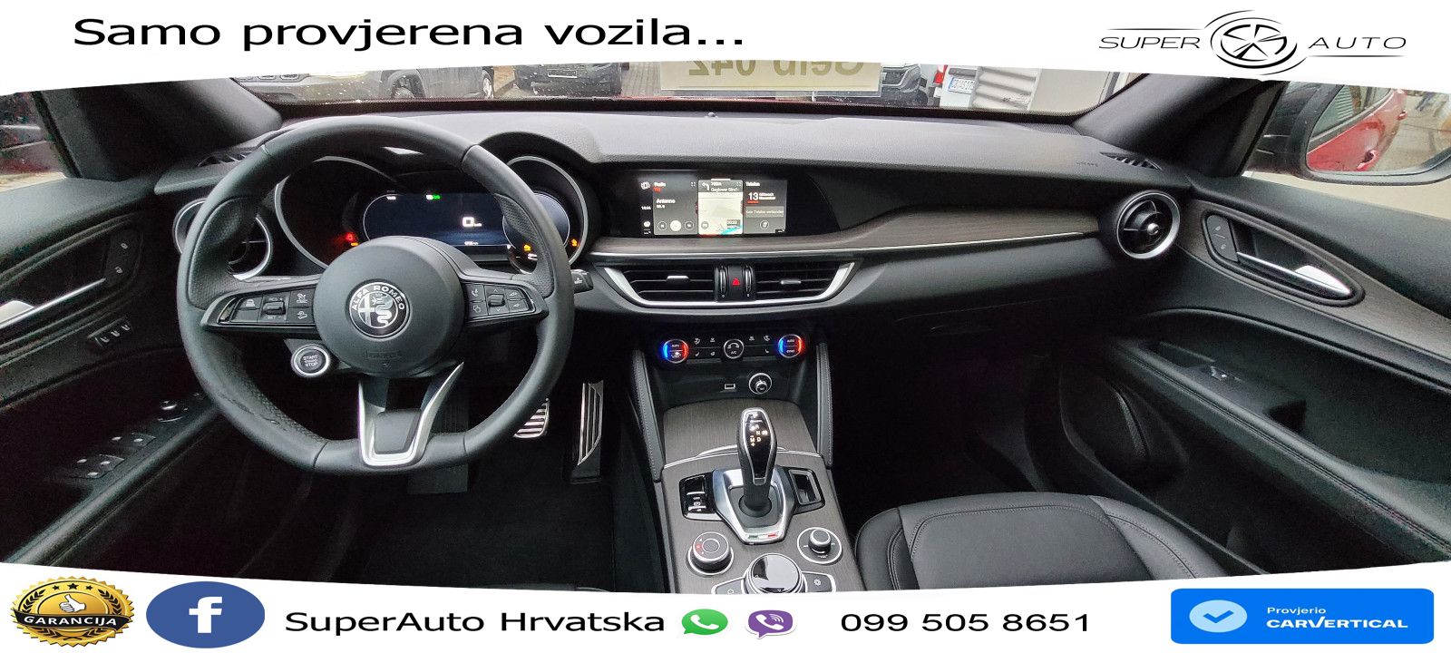 Alfa Romeo Stelvio 2.2 MultiJet II (210 KS) Q4 Automatic LED+GR SJED+ACC