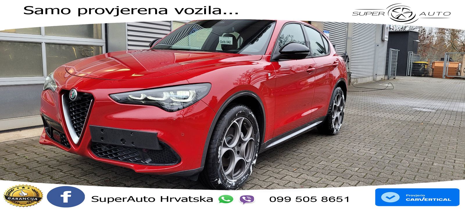 Alfa Romeo Stelvio 2.2 MultiJet II (210 KS) Q4 Automatic LED+GR SJED+ACC
