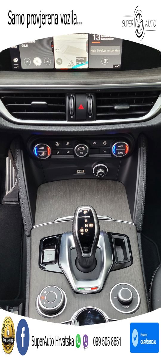 Alfa Romeo Stelvio 2.2 MultiJet II (210 KS) Q4 Automatic LED+GR SJED+ACC