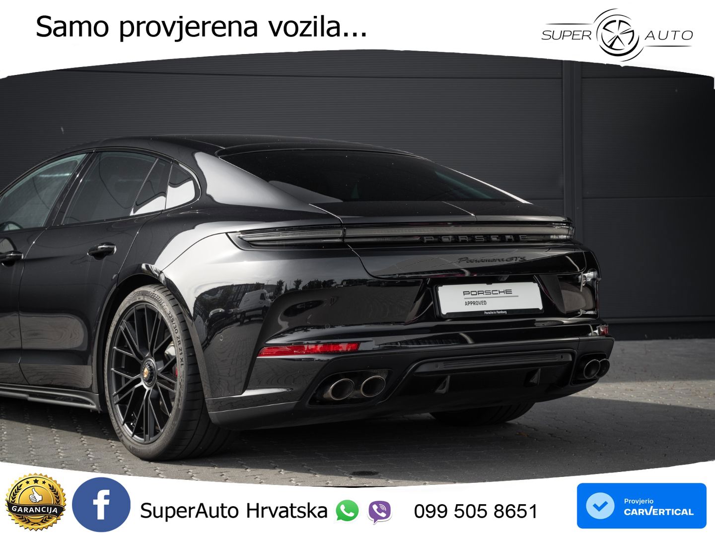 Porsche Panamera GTS 4.0 V8 (500 KS) PDK ZRAČNI+ACC+GR SJED+KAM+PANO