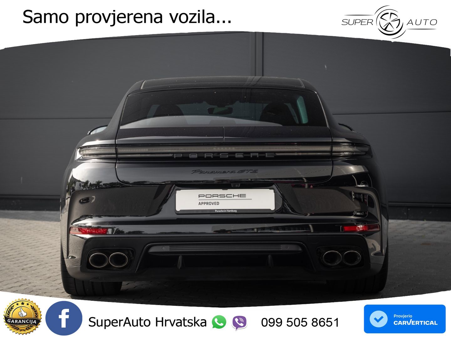 Porsche Panamera GTS 4.0 V8 (500 KS) PDK ZRAČNI+ACC+GR SJED+KAM+PANO
