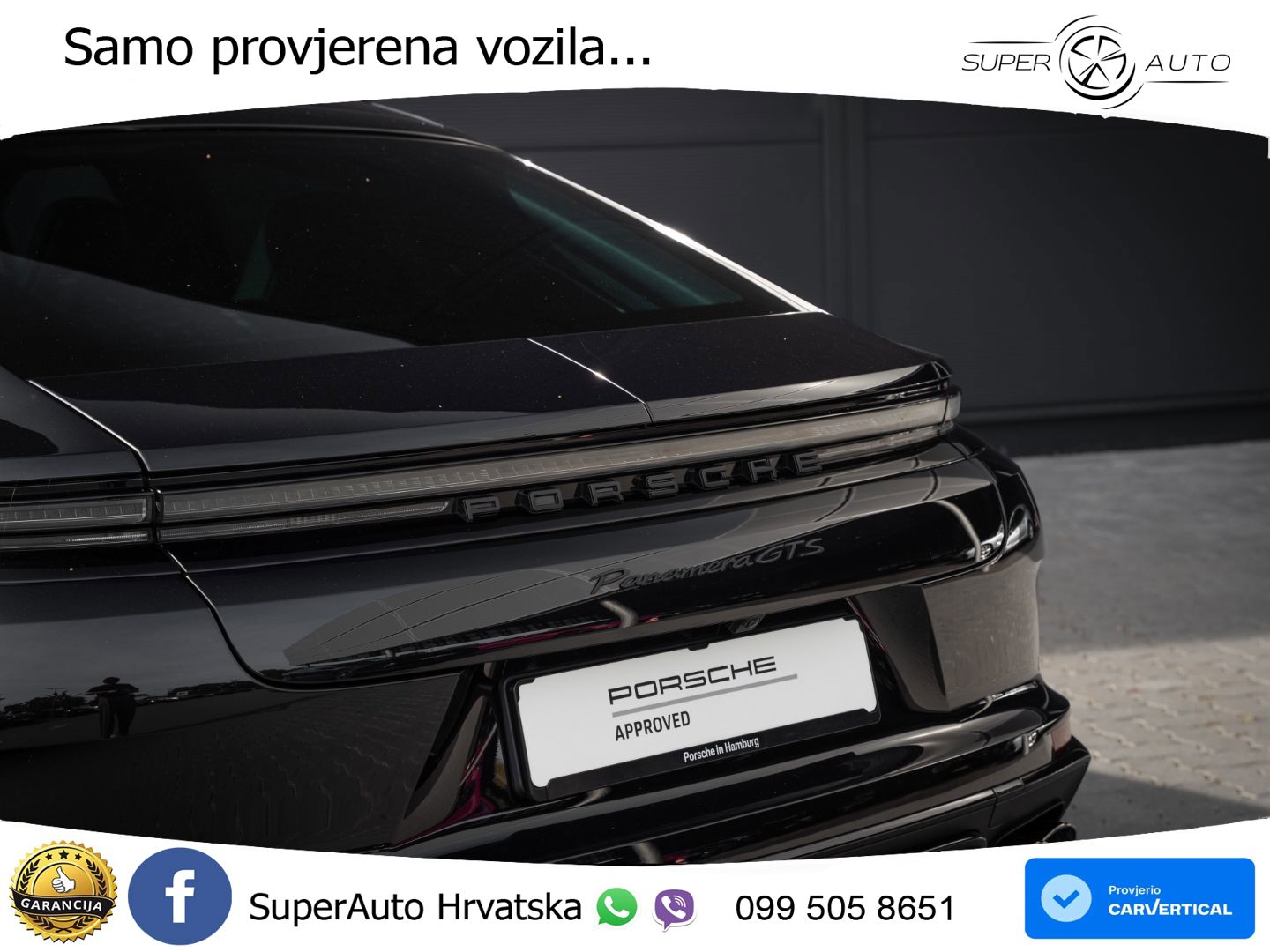 Porsche Panamera GTS 4.0 V8 (500 KS) PDK ZRAČNI+ACC+GR SJED+KAM+PANO