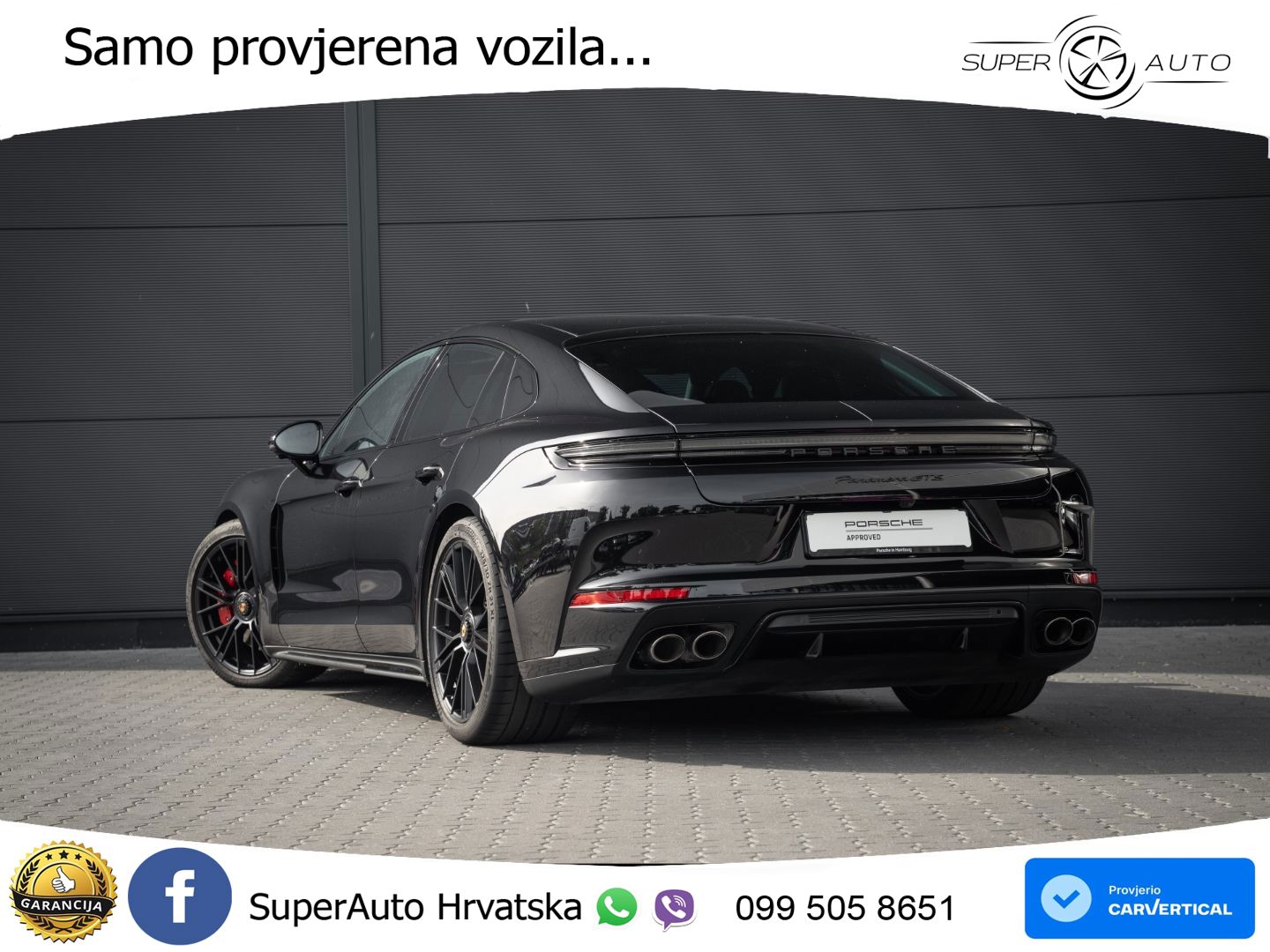 Porsche Panamera GTS 4.0 V8 (500 KS) PDK ZRAČNI+ACC+GR SJED+KAM+PANO