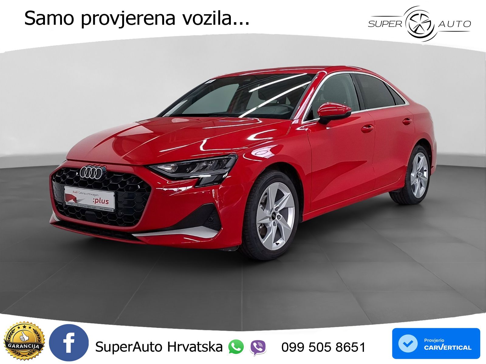 Audi A3 Limuzina 35 TFSI (150 KS) S tronic advanced