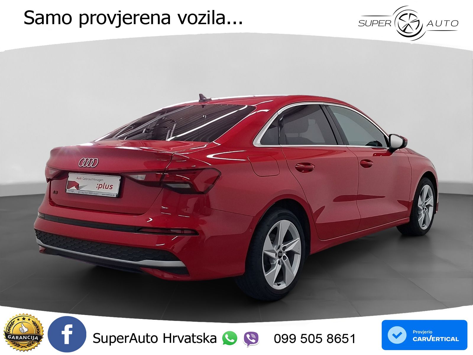 Audi A3 Limuzina 35 TFSI (150 KS) S tronic advanced